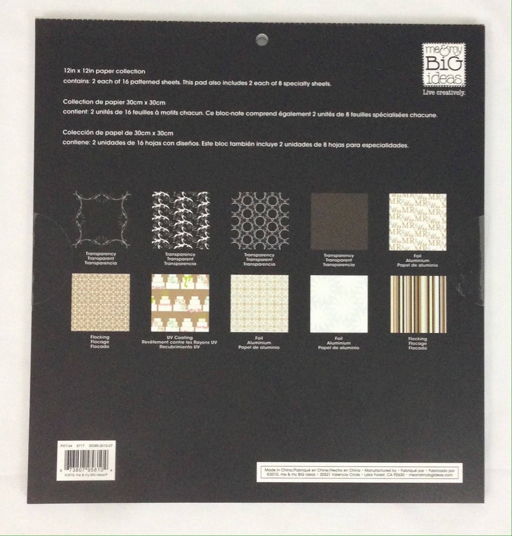 Wedding Specialty Cardstock Pad G550759