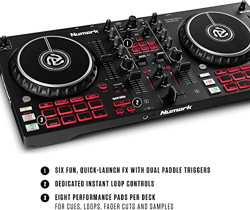 2 Deck DJ Controller with Built-in Audio Interface Z61575