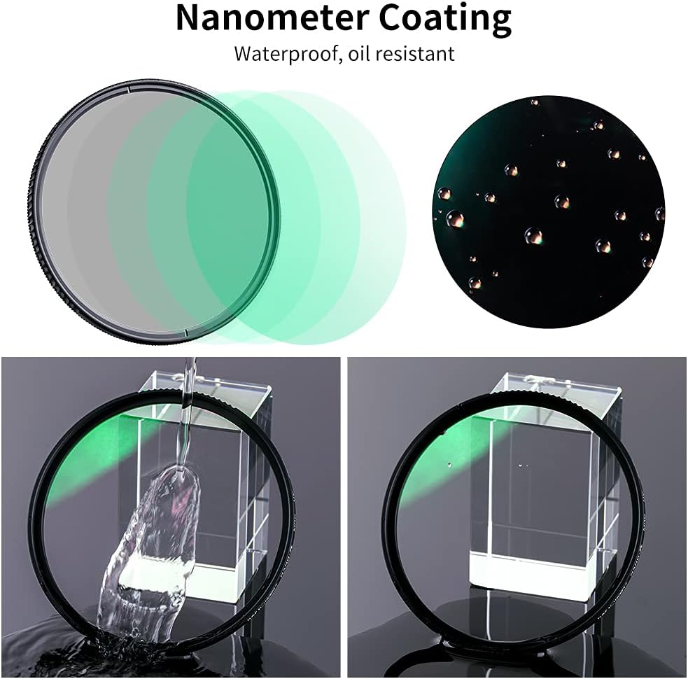 67mm Circular Polarizers Filter & UV Protection Filter Kit (2 pcs) A205