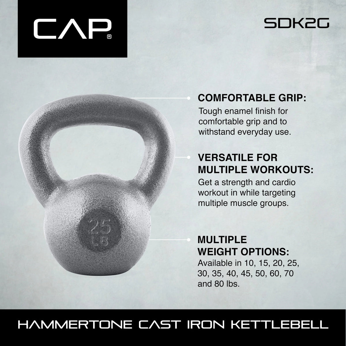 Cast Iron Kettlebell A49019