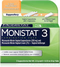 3 Day Yeast Infection Treatment Suppository Inserts & Anti-Itch Cream Z7313