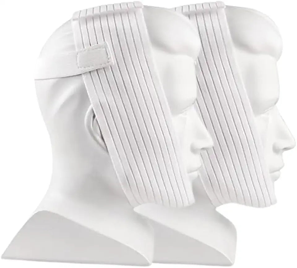 White Chin Strap 2 pk C9677