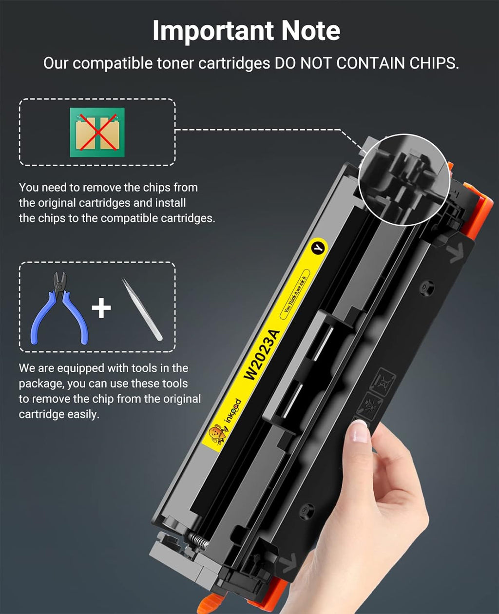 Compatible Toner Cartridge 4 Pack (1 Black, 1 Cyan, 1 Magenta, 1 Yellow) Q60231
