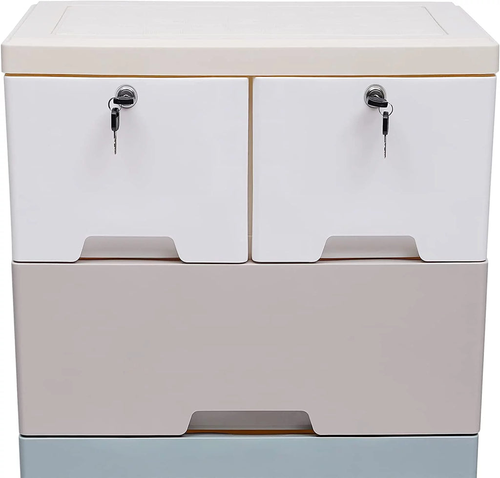 Plastic 6 Drawers Tall Dresser K83158
