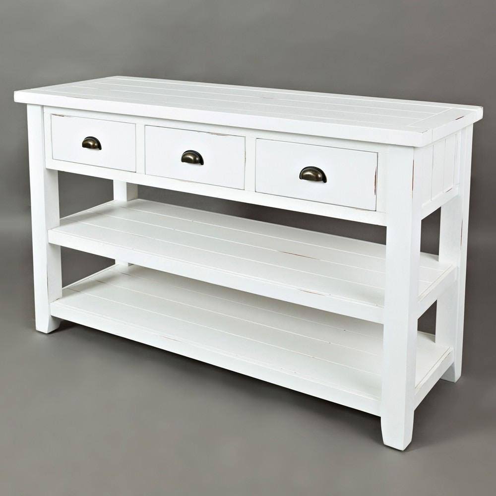 Weathered White Sofa Table H2845