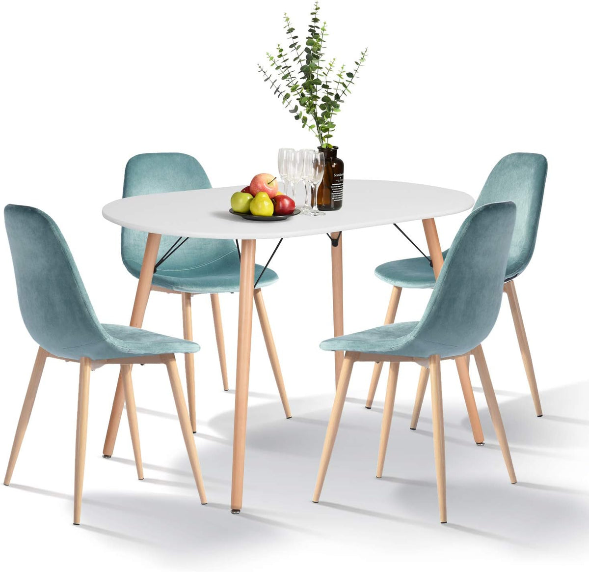Farmhouse Oval Wood Dining Table N409014