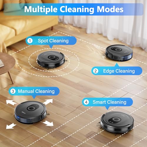 5000Pa Robot Vacuum and Mop Combo with Self-Charge I23550