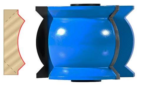 Carbide Tipped 3-Wing Crown Molding R788696