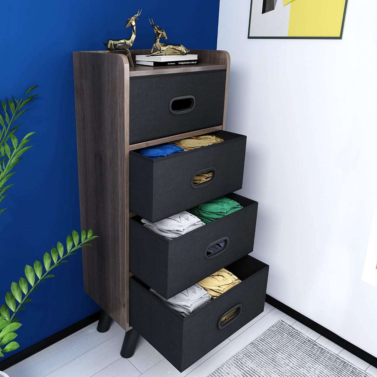 5 Drawer Wood Dresser M59382