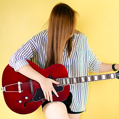 Red Hollow Body Electric Guitar H3232