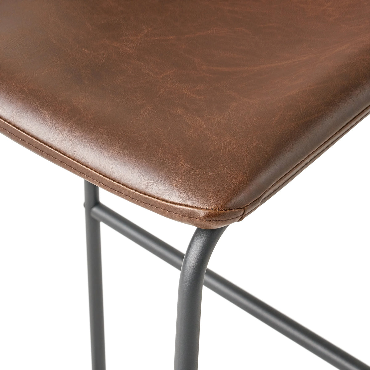 Vintage Brown Bar Stool C22616