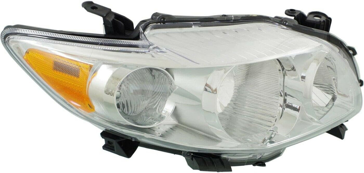 Passenger Side Right Headlight Compatible with 2009-2010 Toyota Corolla Japan Built Model F4008