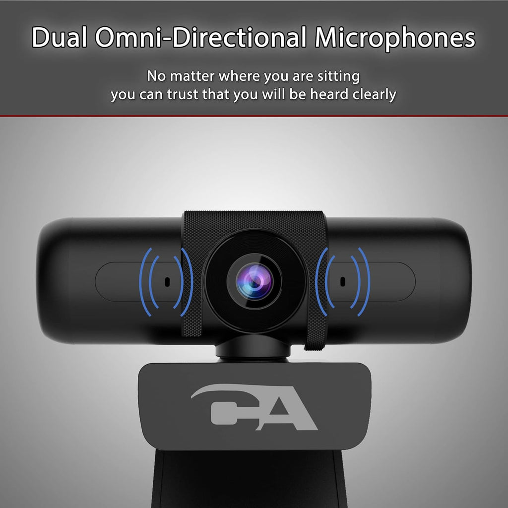 1080p 5MP USB Webcam with Dual Omnidirectional Microphones B341059