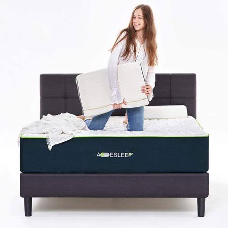 12 inch Cool Gel Memory Foam Mattress California King Size Bamboo Charcoal Foam Medium Soft X844