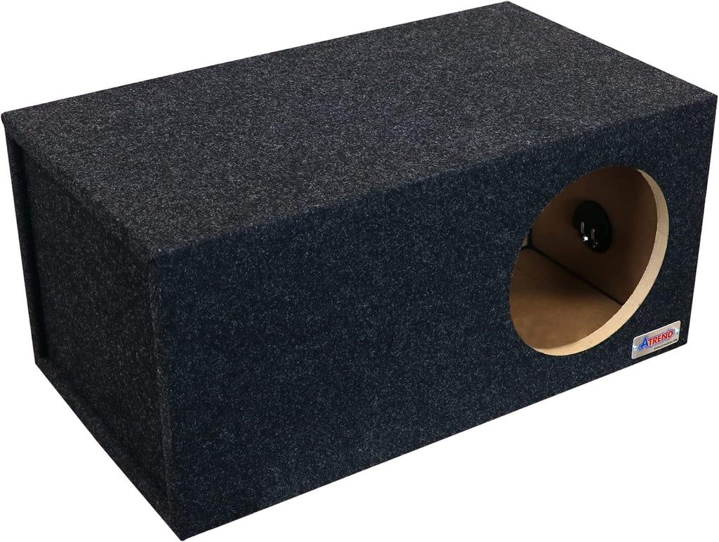 Single 12" Vented Carpeted Subwoofer Enclosure Q11866