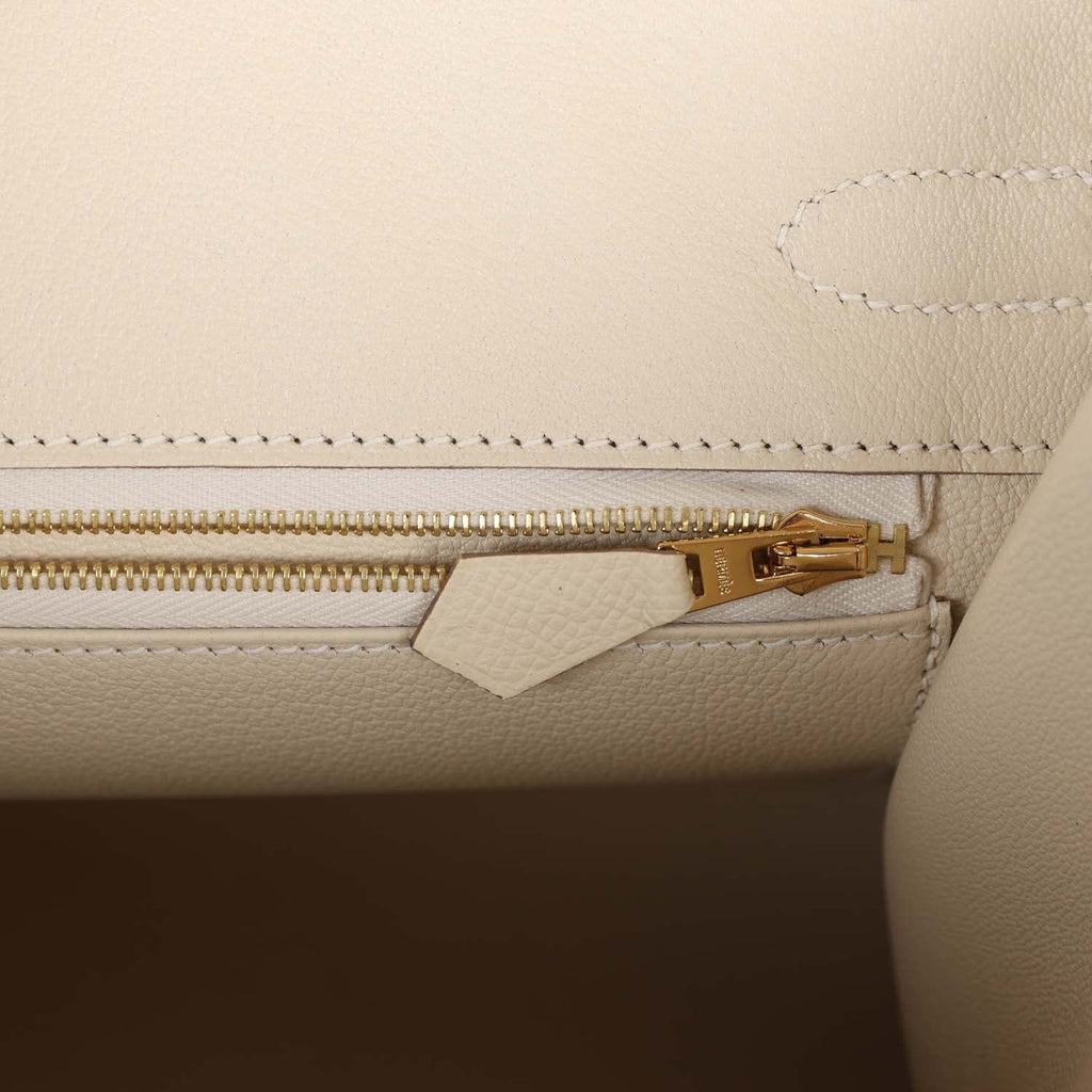 Pre-owned 30 Craie Epsom Handbag K72408