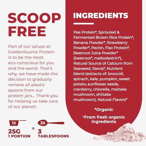 Plant Based Protein Powder with 22 Vitamins & Minerals, 15g of Protein M73878