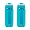 2-Pack 32 oz Tritan Plastic Water Bottle with Flexible Handle M834