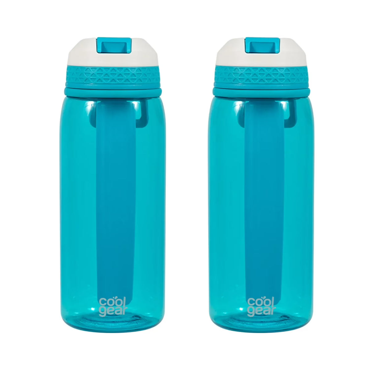 2-Pack 32 oz Tritan Plastic Water Bottle with Flexible Handle M834