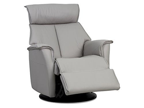 Large Leather Recliner Swivel Glider Chair J4539