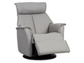 Large Leather Recliner Swivel Glider Chair J4539