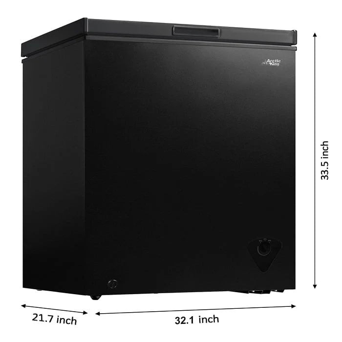 7 Cu ft Black Chest Freezer R597