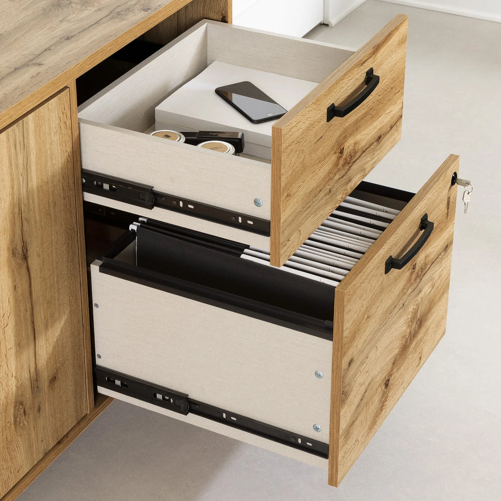 Nordik Oak Credenza B84348