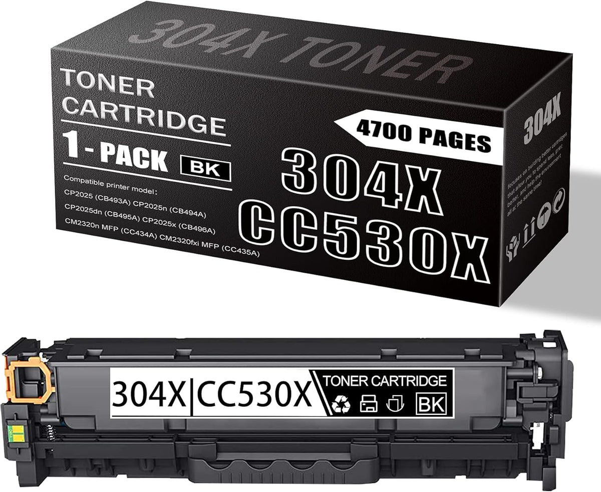 Black Compatible 304X CC530X Toner Cartridge X350