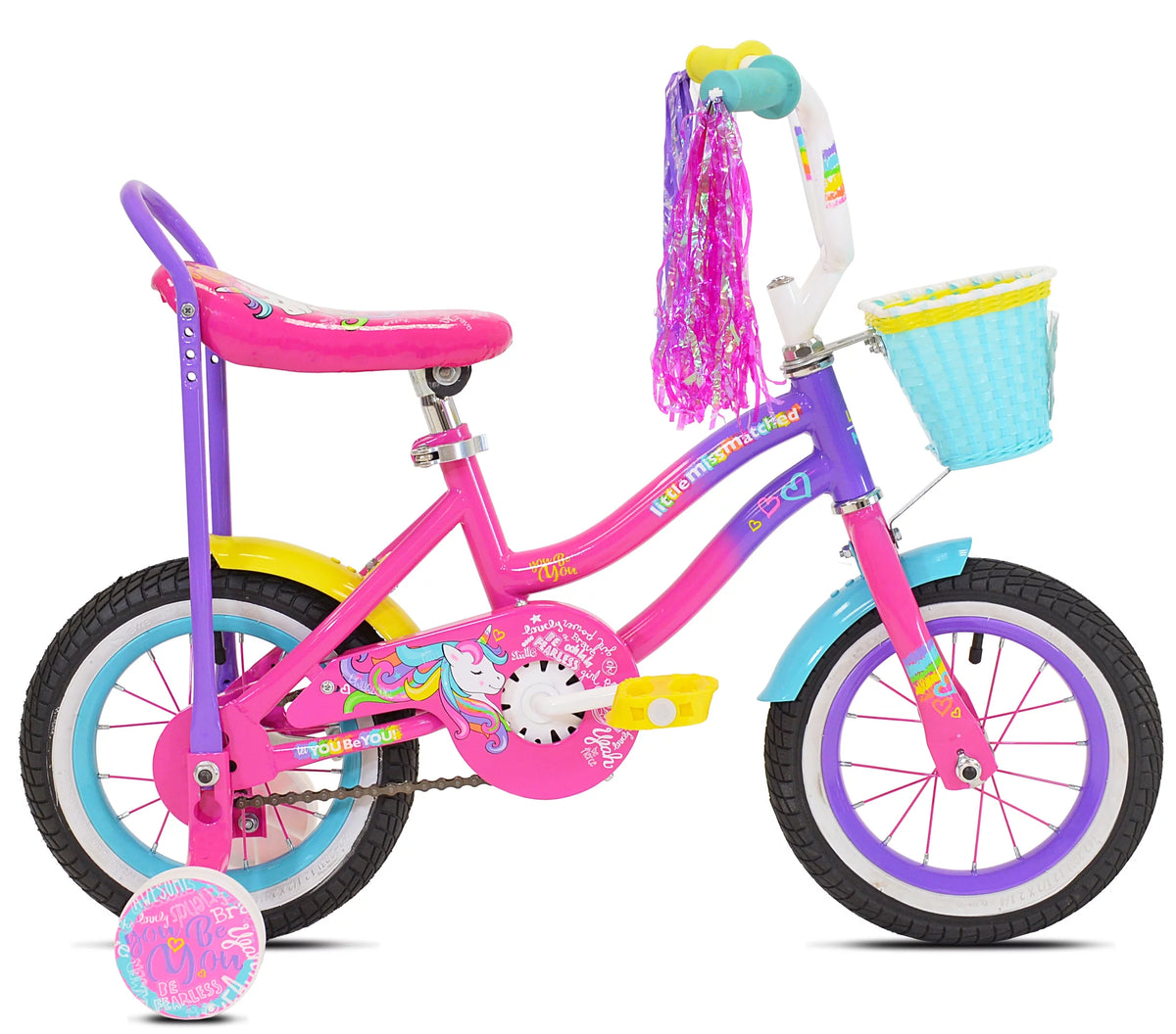Girl's Unicorn Bicycle Pink and Purple Q261