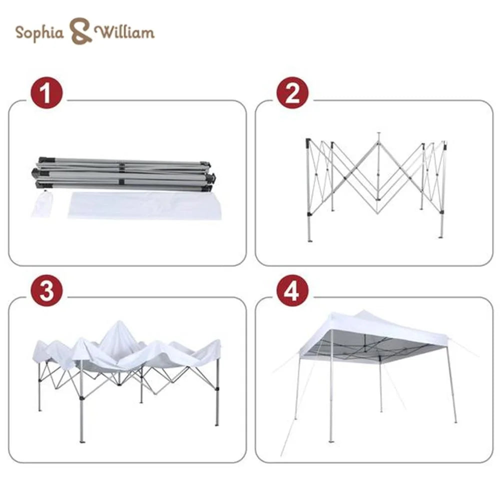 10' x 10' Pop Up Canopy Tent W367