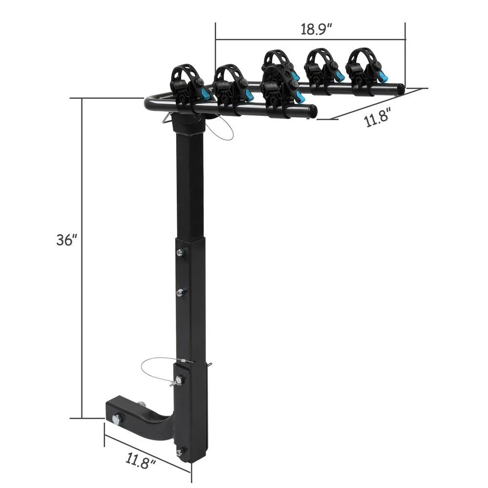 3 Bike Rack with 2 Inch Hitch Receiver I486549