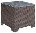 Brown Patio End Table Y7158
