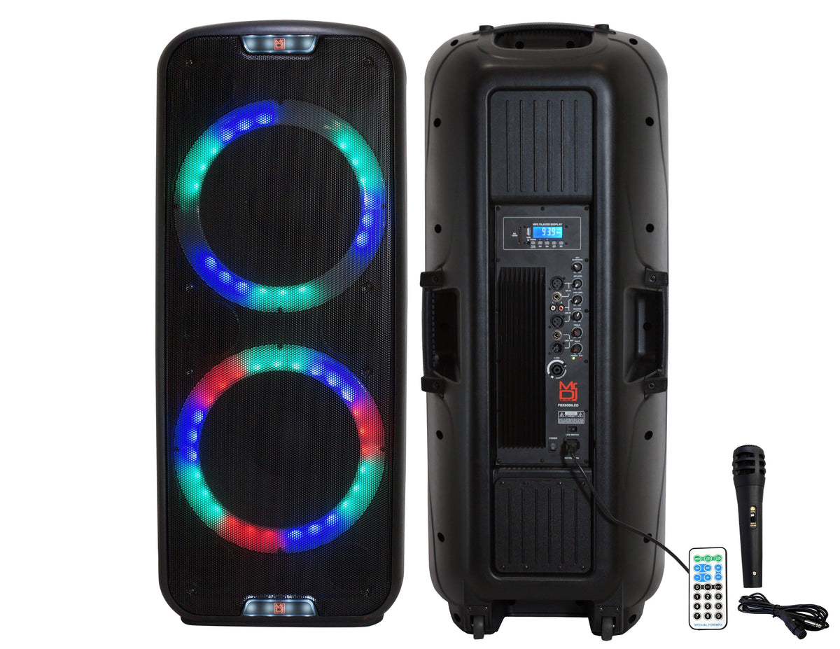 Dual 15” 3-Way Powered PA Loudspeaker F351434
