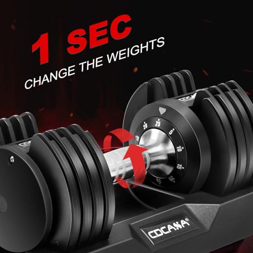 Adjustable 25lb/55lb Dumbbell Set L579