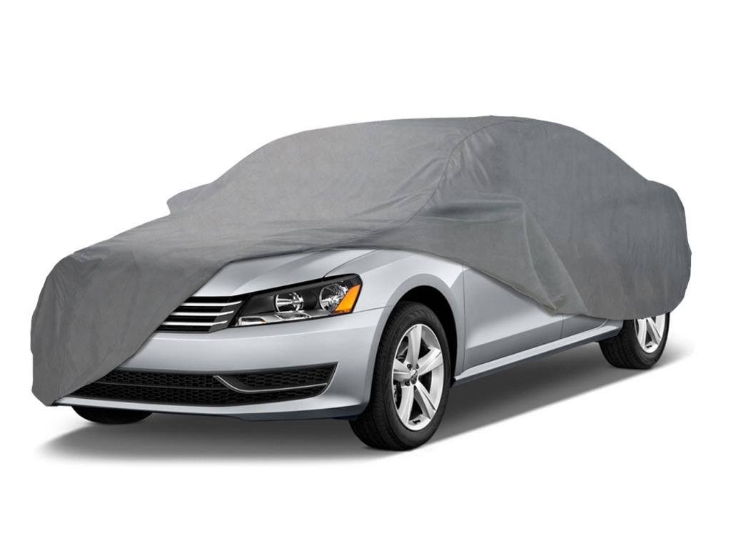 Universal Car Cover Fits Sedans Up to 16 ft 8 in Gray P626259