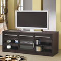 Cappuccino TV Console with Power Drawer I2114