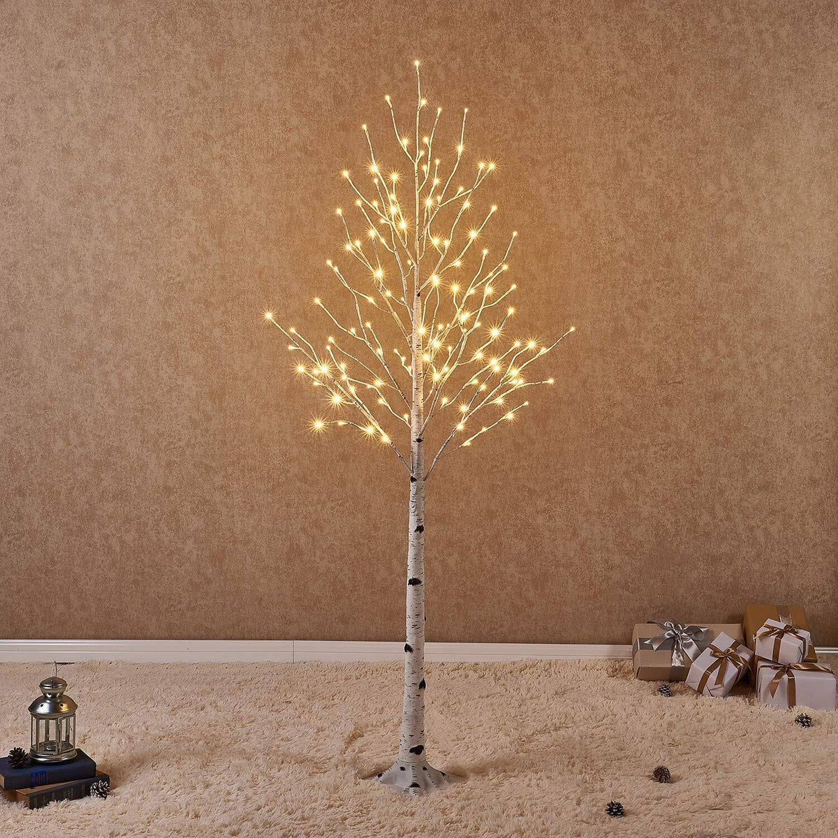 Lighted White Birch Tree 6ft Z564058