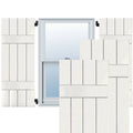 Real Wood Pine Board-n-Batten Shutters W7810