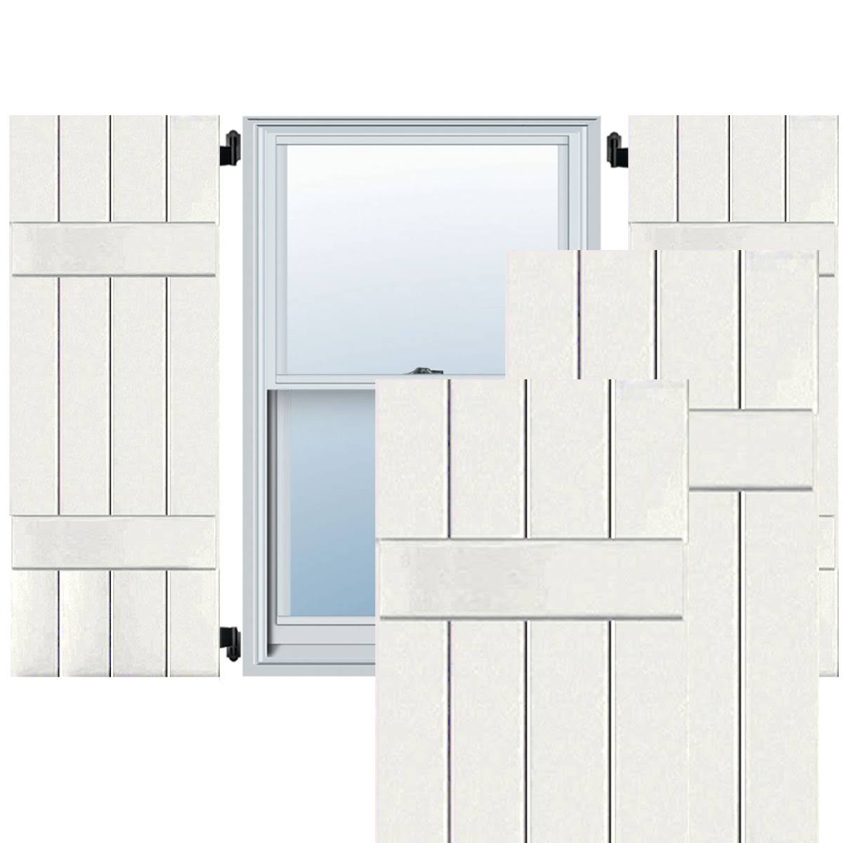 Real Wood Pine Board-n-Batten Shutters W7810