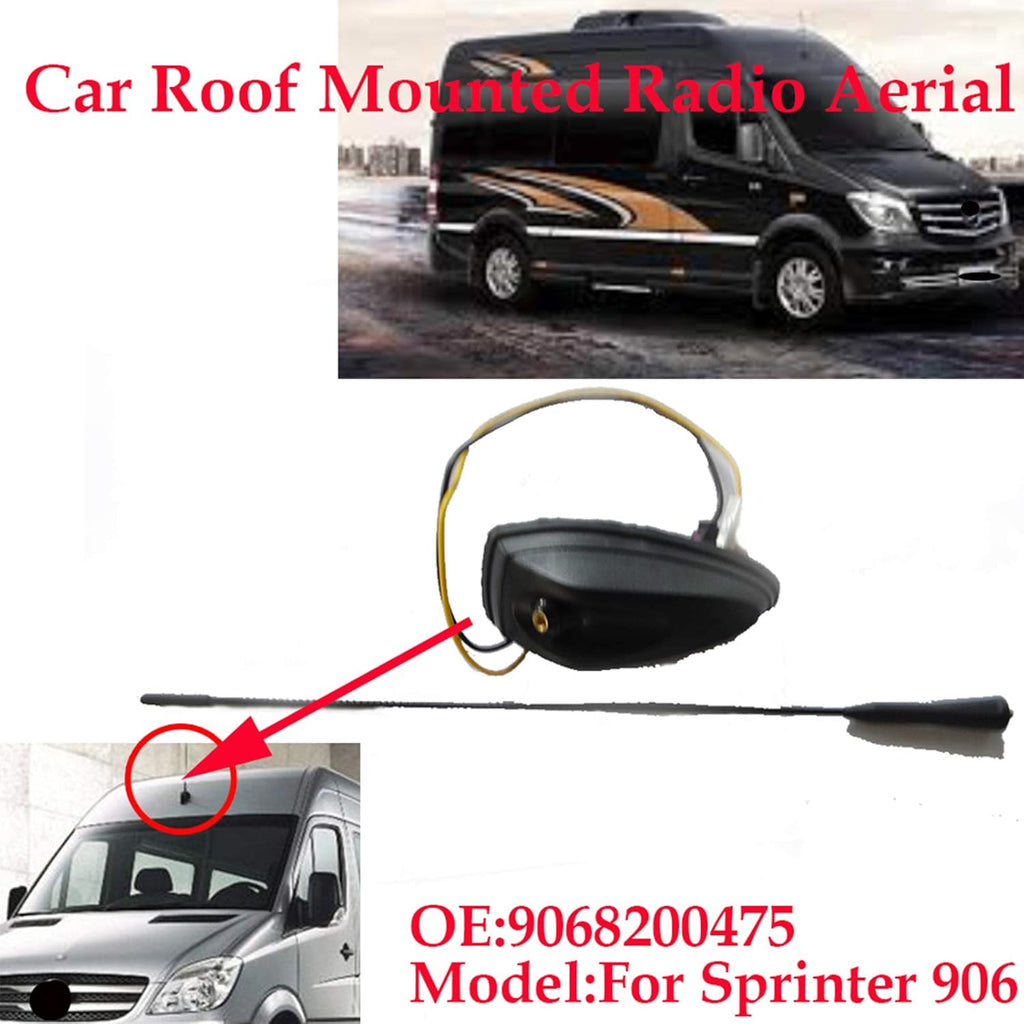 Car Roof Antenna Mast Replacement Pack of 2 U18777