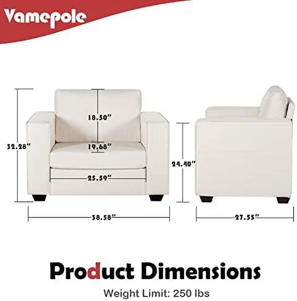 Cream Beige Tufted Accent Chair Q5202