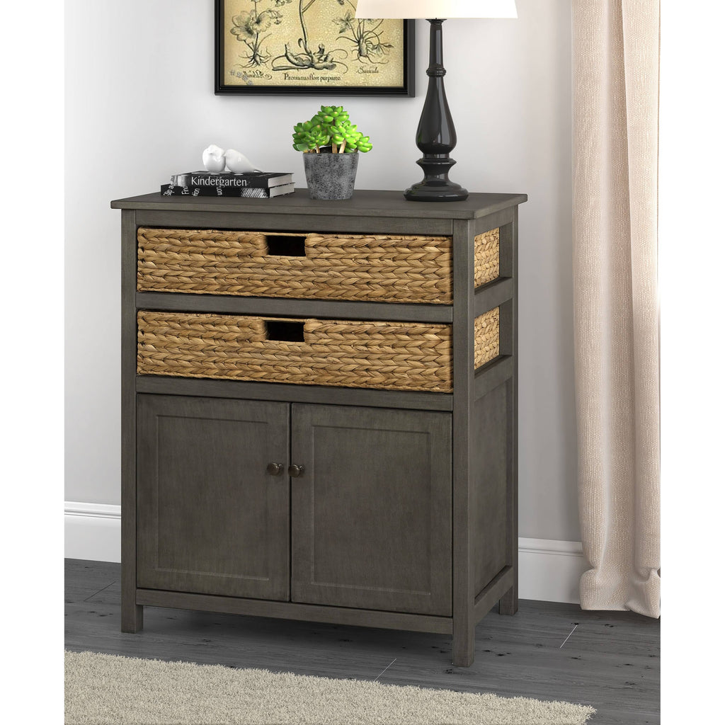 Dark Gray Storage Cabinet P73045