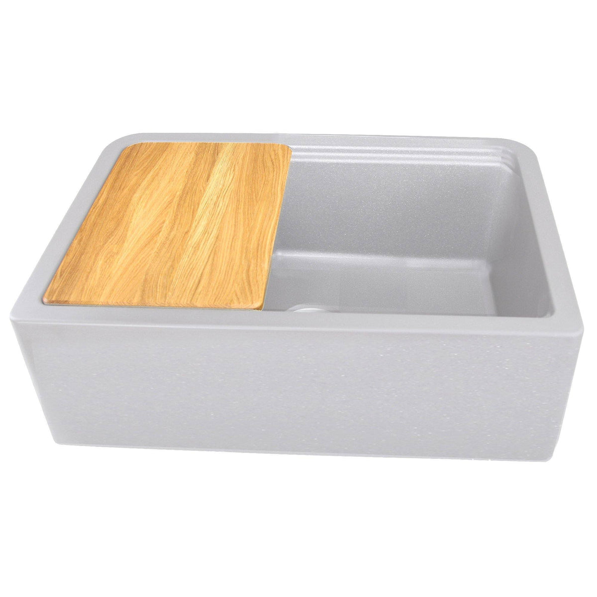 33-inch Reversible Granite Composite Apron Sink with Accessory Pack Q6114
