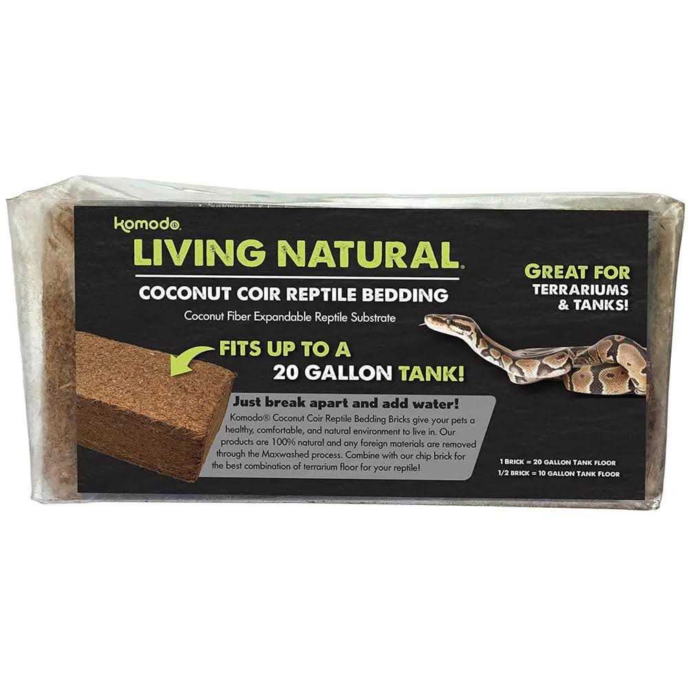 Natural Coconut Coir Reptile Bedding Brick I31589