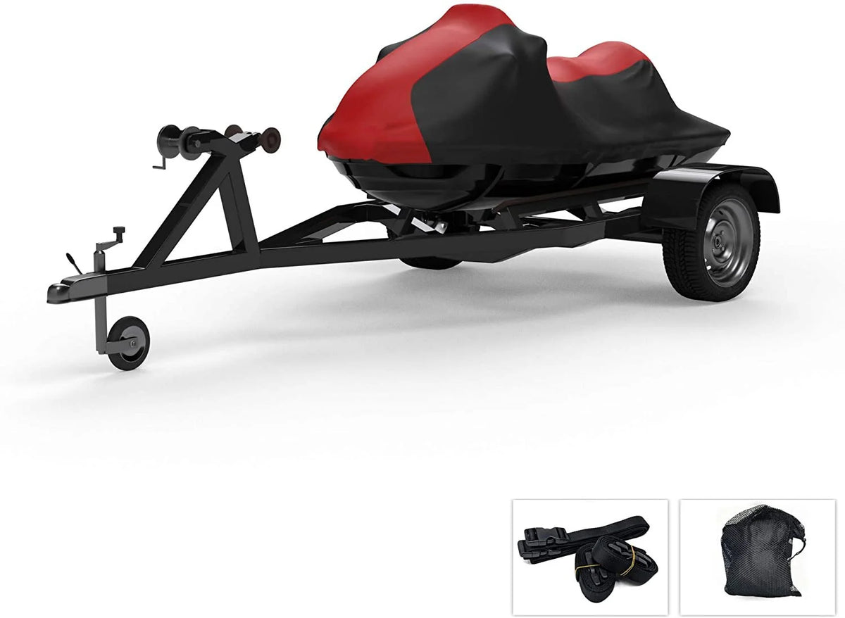 RED/Black Trailerable Jet Ski Cover with Storage Bag P250
