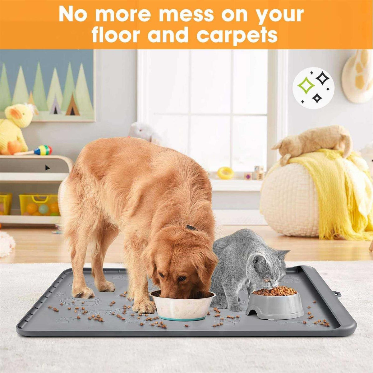 Silicone Dog Food Mat with Pocket C97223