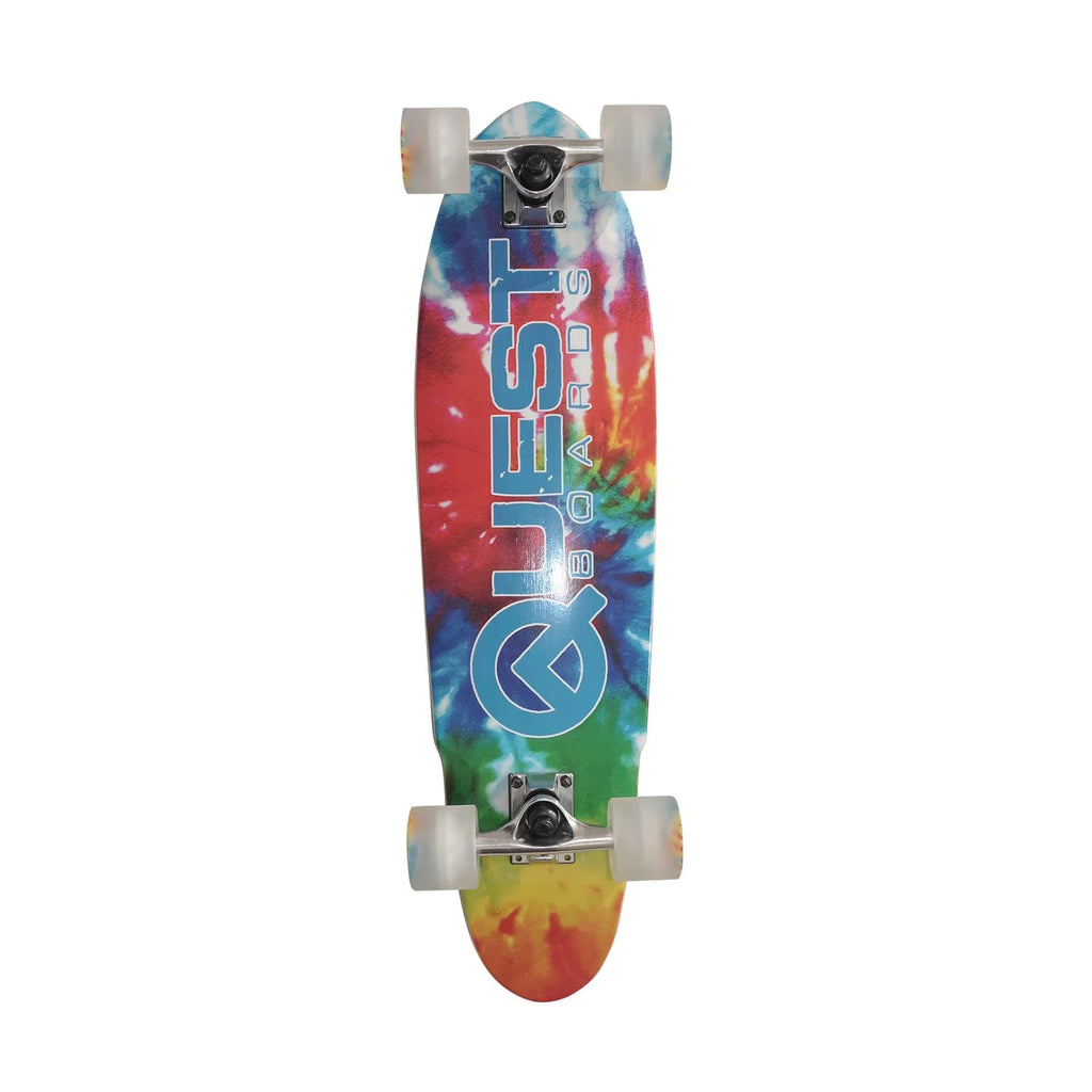 Trippy Hardwood Maple Cruiser Skateboard with ABEC-7 Bearings D620