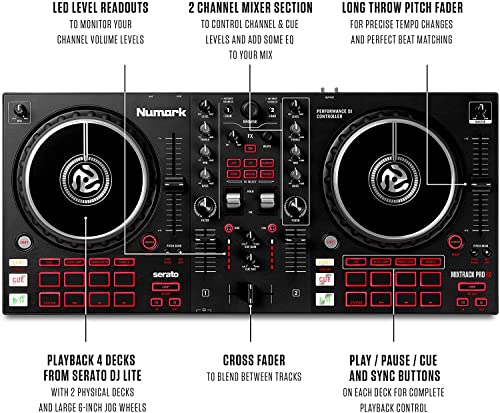 2 Deck DJ Controller with Built-in Audio Interface Z61575