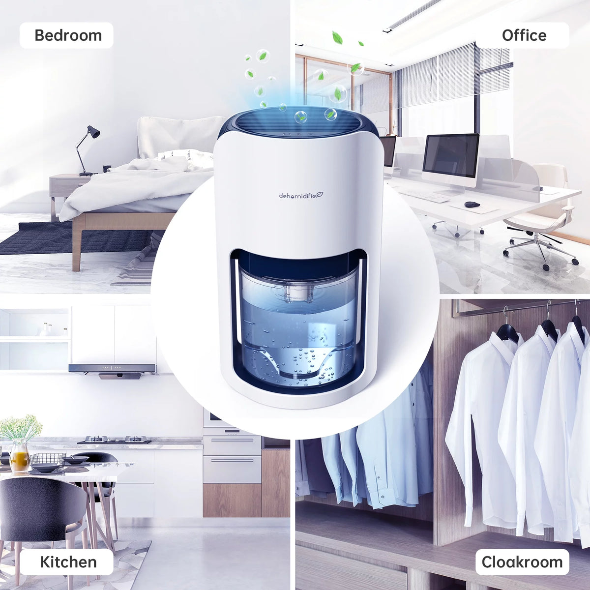 1200ml Ultra Quiet Dehumidifier with Automatic Defrosting W70948