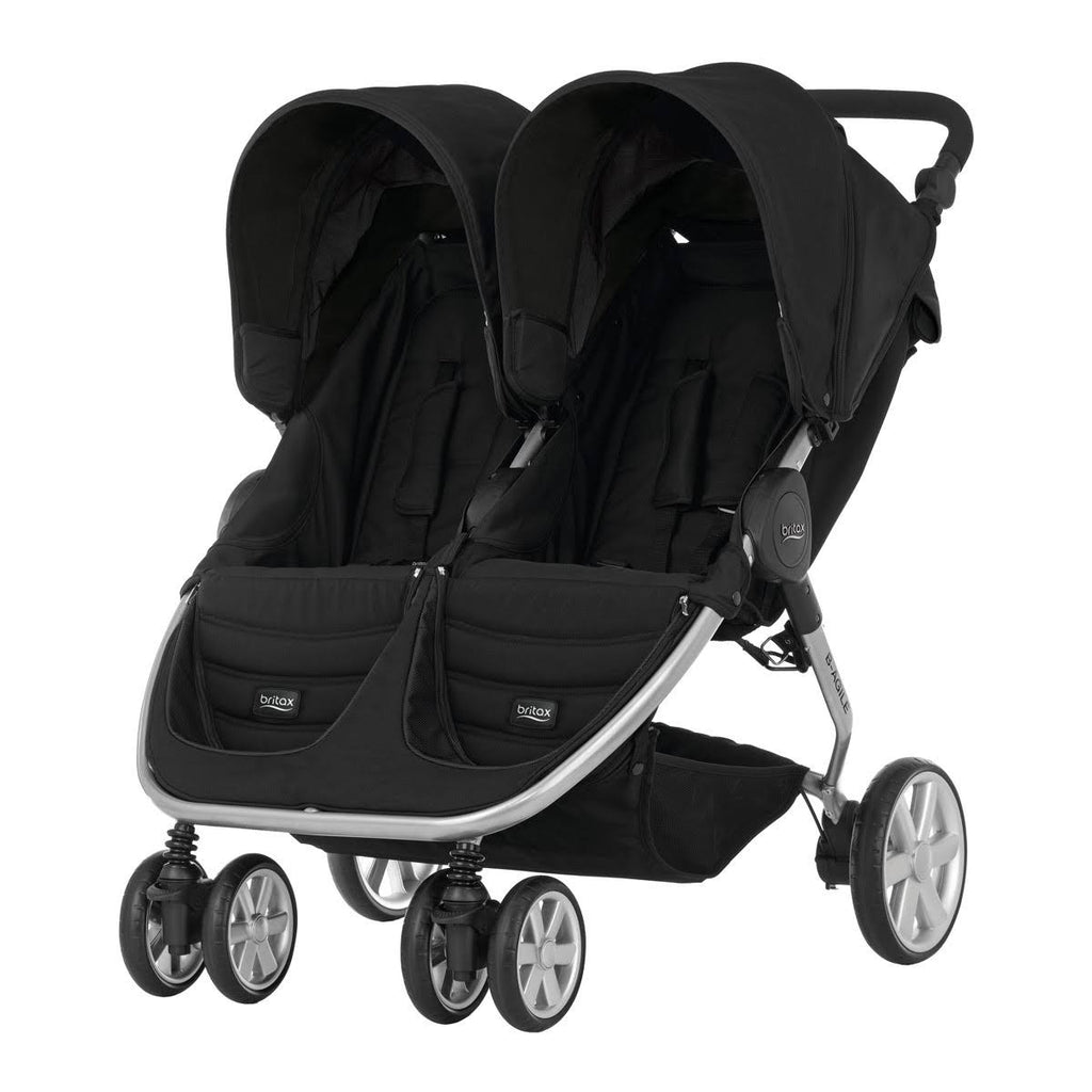 Cosmos Black Double Stroller I242